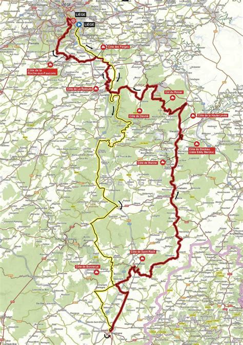 liege bastogne liege 2024 route